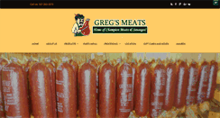 Desktop Screenshot of gregsmeats.com