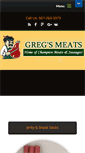 Mobile Screenshot of gregsmeats.com